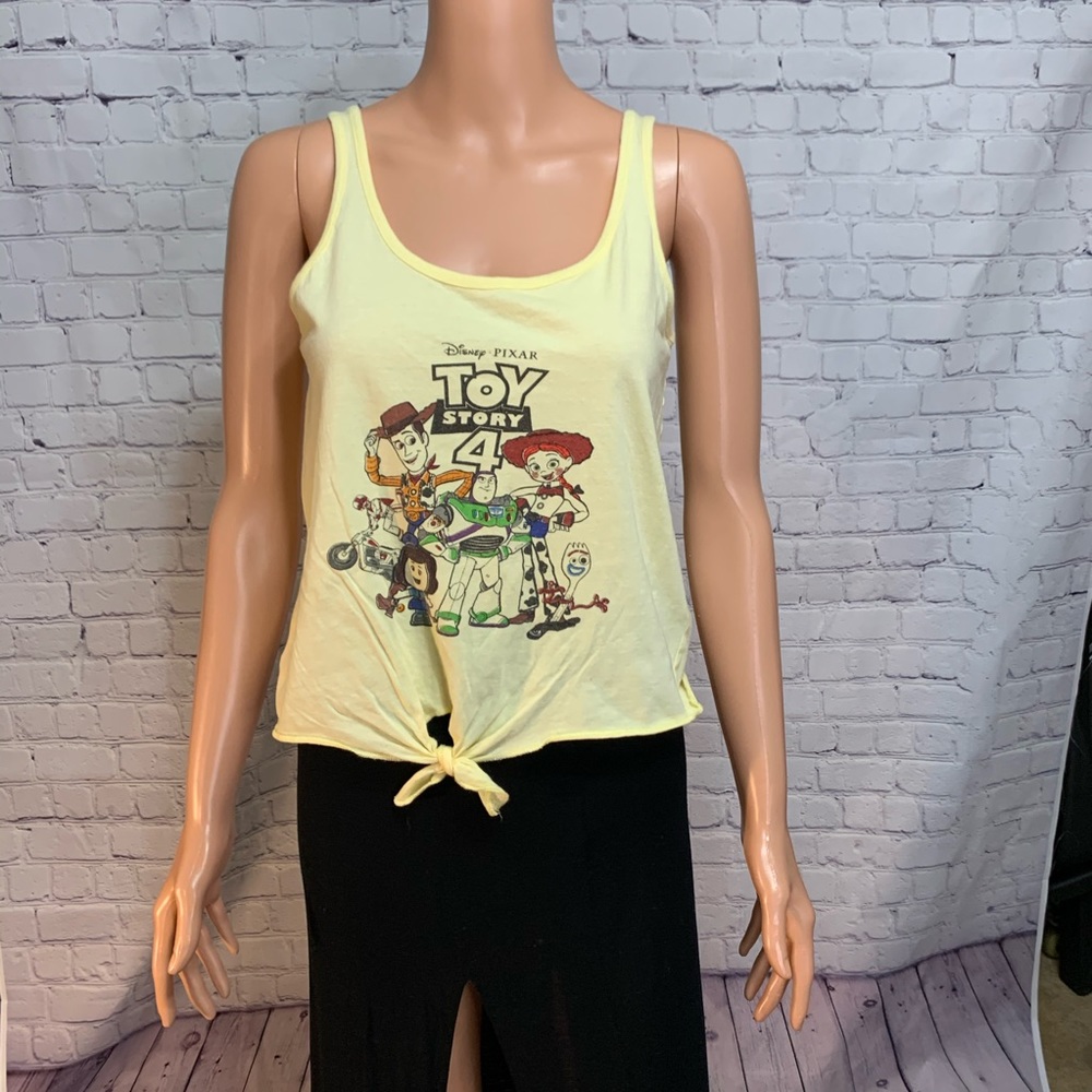 Toy Story 4 Yellow tank top pixar disney size xs